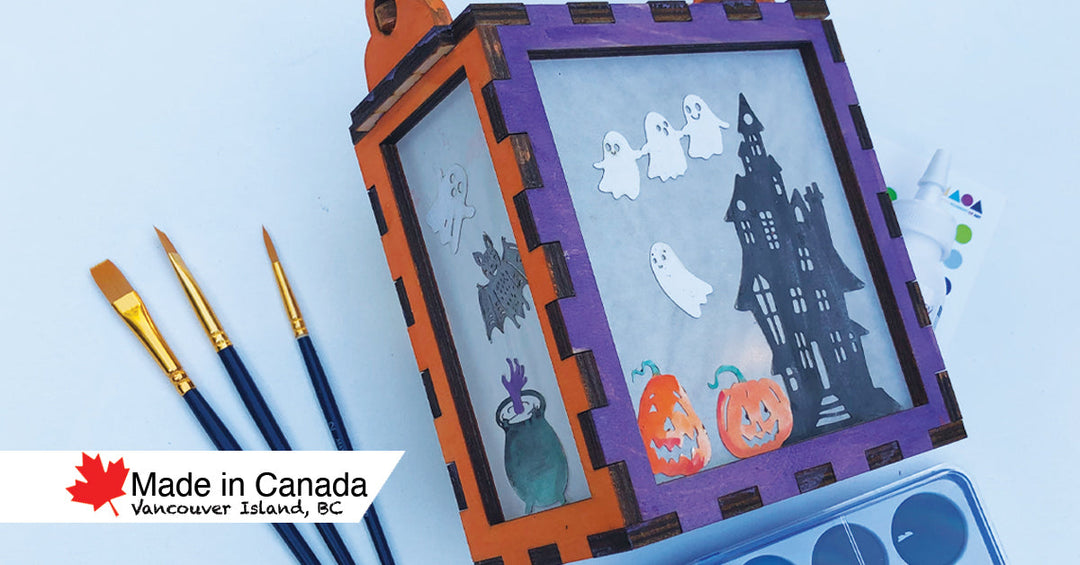 Halloween Lantern Wood Only image 1