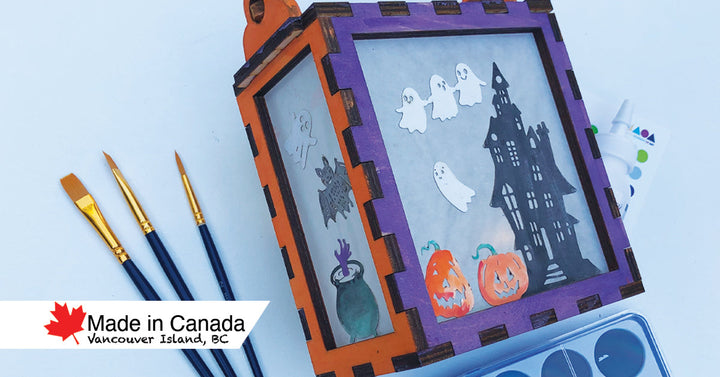 Halloween Lantern Wood Only image 1