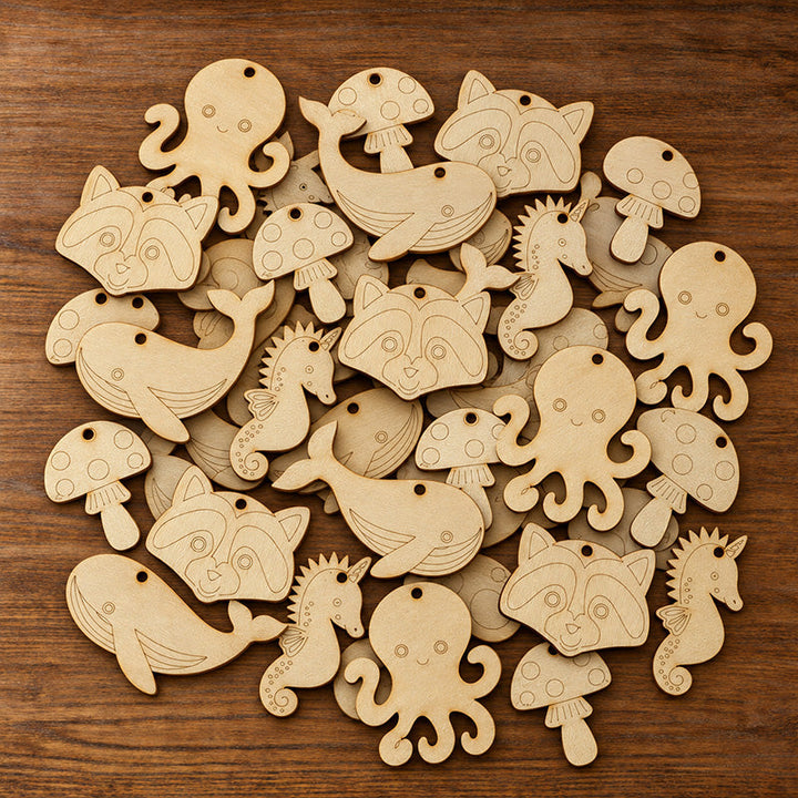 Animal Pendant 30-Pack